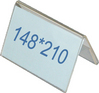 POP양면꽂이(148*210) / 아크릴꽂이 아크릴POP 안내꽂이 쇼케이스 안내판 종이꽂이 가격표시
