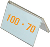 POP양면꽂이(100*70) / 아크릴꽂이 아크릴POP 안내꽂이 쇼케이스 안내판 종이꽂이 가격표시
