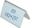 POP양면꽂이(182*257 B5) / 아크릴꽂이 아크릴POP 안내꽂이 쇼케이스 안내판 종이꽂이 가격표시