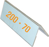 POP양면꽂이(200*70) / 아크릴꽂이 아크릴POP 안내꽂이 쇼케이스 안내판 종이꽂이 가격표시